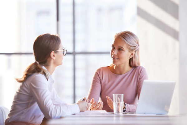 women talking